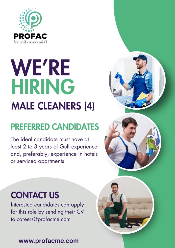 male cleaners